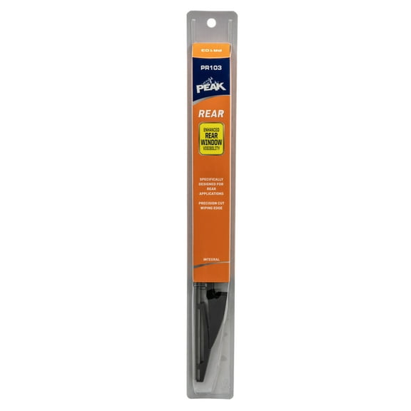 Peak Rear Wiper Blade Integral - The Ultimate Rear Windshield Wiper for Your Car, PR103 (10")
