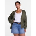 thumbnail image 2 of Scenario Women's Button Front Lightweight Cardigan, Sizes XS-XXXL, 2 of 7