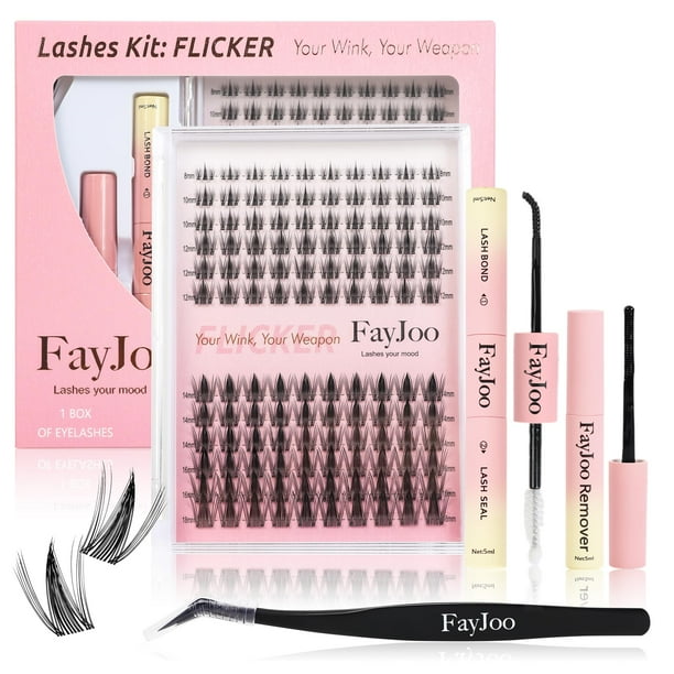 Kit de extensión de pestañas FayJoo FLICKER 11 C Curl 8-18 mm