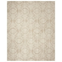 SAFAVIEH Blossom Asher Damask Area Rug, Beige/Ivory, 10' x 14'