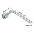 thumbnail image 2 of Unique Bargains 14mm Metric L Shaped Angled Open Hex 6 Point Socket Wrench, Single Ended, 2 of 5