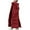 Wine, variant on VEKDONE Long Puffer Hooded Coat for Women Winter Thickened Warm Down Jackets Maxi Length Hooded Jacket with Side Button Solid Color Cotton Parka Coats with Pockets