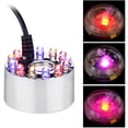 thumbnail image 1 of Fog Machine Atomizer, Ultrasonic 3 Colour Light Mist Fogger Stainless Steel Easy To Use  for Fountain for Fish Tank, 1 of 7