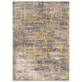 thumbnail image 2 of World Rug Gallery Distressed Abstract Design Area Rug - Yellow 5'x7', 2 of 9