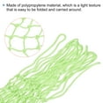 thumbnail image 4 of Unique Bargains 17.7' Luminous Basketball Net Replacement 12 Loops Portable Outdoor Hoop Goal Mesh, Green, 4 of 6