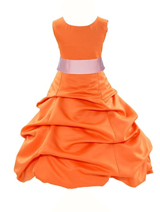orange special occasion dresses