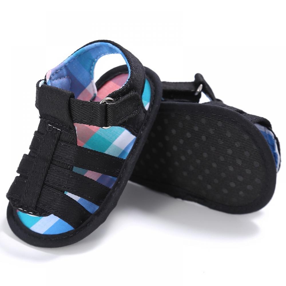 Infant Baby Boys Girls Summer Sandals Toddler Anti-Slip Soft Rubber Sole Closed-Toe Outdoor Walking First Walkers Crib Casual Shoes - image 1 of 9