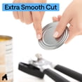 thumbnail image 5 of GORILLA GRIP Stainless Steel Manual Can Opener, Soft Touch Handle, Built-In Bottle Opener, Black, 5 of 11