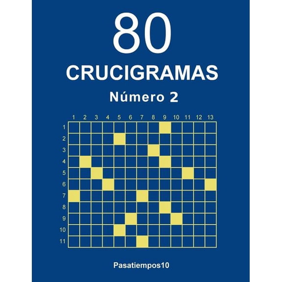 80 Crucigramas - N. 2 (Paperback) by Pasatiempos10