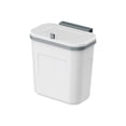 thumbnail image 4 of Kitchen Compost Bin Hanging Trash Can with Lid,Kitchen Compost Bin for Under Sink, Plastic Wall-Mounted Garbage Can, Small Kitchen Trash Bin, Small Trash Can with Lid for Cupboard Countertop, 4 of 9
