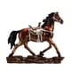 thumbnail image 1 of Estatua de caballo Macarena escultura decorativa de resina Marrón 28x95x248cm, 1 of 8