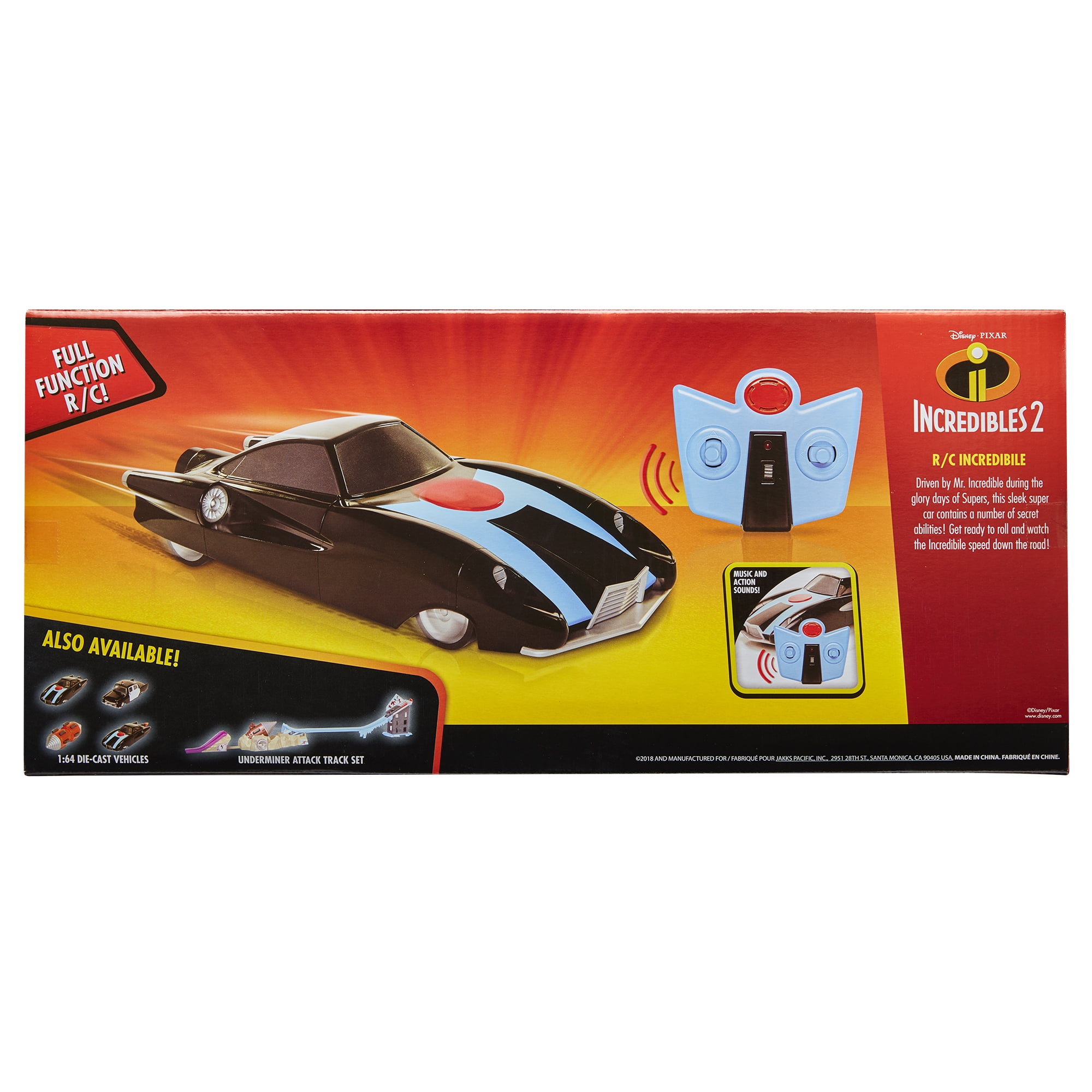incredibles 2 incredibile remote control car