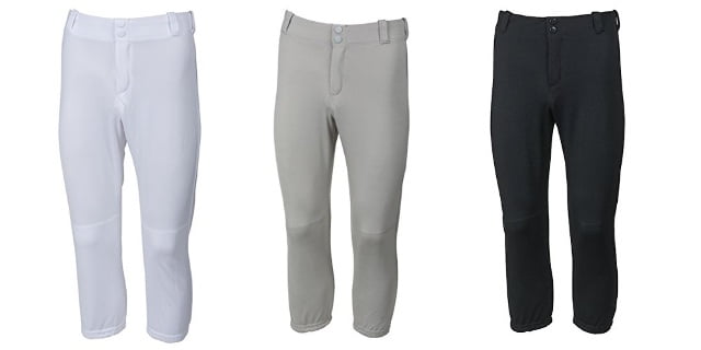 low rise softball pants