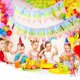 thumbnail image 5 of Xihbxyly Juego de Cubiertos para Fiesta, Platos Desechables con Degradado de Color, Vasos de Papel, Tenedores de Plástico, Decoración Divertida para Fiestas de Cumpleaños, Fácil de Limpiar, Multiusos, 5 of 7