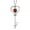 Garnet, variant on 925 Sterling Silver London Blue Topaz Pendant Necklace for Women | 0.50 Cttw | Gemstone November Birthstone | Round 5MM | With 18 inch Silver Chain