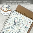 thumbnail image 5 of CounterArt "Meadow Sketch" Hardboard Tabletop Placemats 4-Pack, 5 of 7