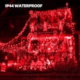 thumbnail image 3 of Cadena de luces Uptotop de 20 pies, 100 pulgadas, color rojo, impermeable, para exteriores, 3 of 7
