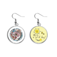 thumbnail image 1 of La geometría de la carpa agua patrón Peonía Pendiente Sol Flor Pendiente Joyas Moda Unbranded M, 1 of 3