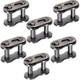 thumbnail image 1 of Yazoeia 6 Pack #520 Roller Chain Connecting Links, Non O-Ring Master Connector Link 520 Series Standard for Agricultural Machine, Motorcycles, Mini Bike Racing CJC912-106837, 1 of 7
