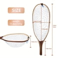 thumbnail image 2 of Superb Magnetic Fly Fishing Net with Lightweight Rubber Mesh - Durable, Fish-Friendly Design, Safety Cord & Copper Swivel for Effortless Catch and Release - The Ultimate Trout Fishing Companion, 2 of 6