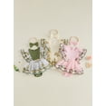 thumbnail image 3 of BemeyourBBs Baby Girls First Birthday Outfit 1st Birthday Party Dress Newborn Fairy Tulle Tutu Romper Dress Fly Sleeve Floral Embroidery Ribbed Bodysuit Princess Party Cake Smash Dresses Headband, 3 of 9