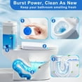 thumbnail image 4 of Toilet Bowl Cleaner Tablets 40 Pcs, Septic Safe Automatic Toilet Tank Cleaner with Sustained-Release Technology, Powerful Long-Lasting Blue Tabs for Bathroom Stain Remover & Deodorizer, 4 of 4