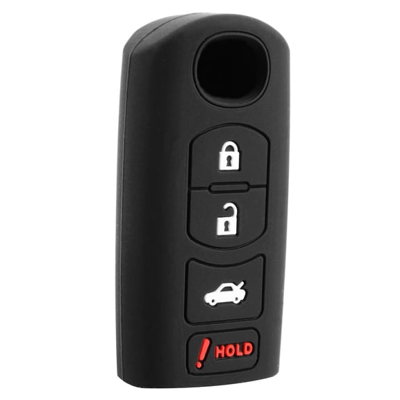 Key Fob Remote Silicone Case Cover Protector for 2009-2017 Mazda 3 6 CX-7 CX-9 Miata MX-5 (WAZSKE13D01)