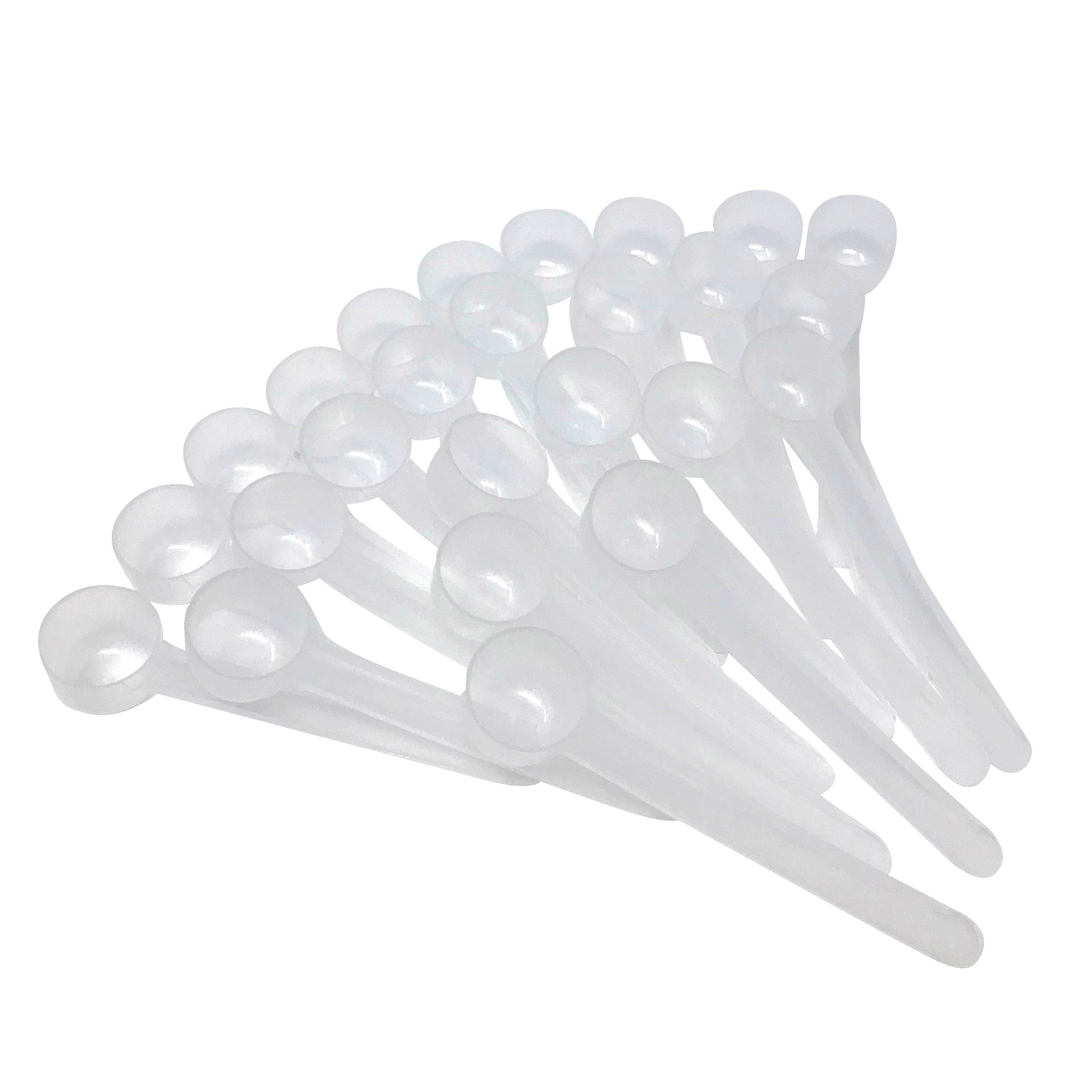 10 cc (2 Teaspoon 10 mL) Long Handle Rounded Scoop for Measuring