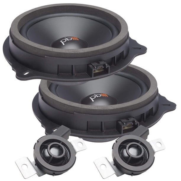 Altavoces componentes PowerBass OE65C-FD de 6.5 pulgadas para Ford, par