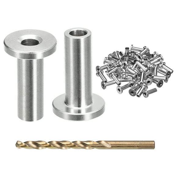Unique Bargains 50pcs Stainless Steel Protector Sleeves For 1/8' Deck Cable Railing, T316 Marine Grade Cable Protector Sleeves