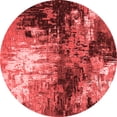 thumbnail image 1 of Ahgly Company Indoor Round Oriental Red Industrial Area Rugs, 7' Round, 1 of 4