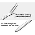 thumbnail image 3 of EASTIN 12-piece Appetizer Dessert Forks, Stainless Steel Mini Salad Fruit Cake Tasting Forks Cocktail Fork, 5.1-Inch for Birthday Party Wedding Restaurant, 3 of 8