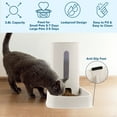 thumbnail image 3 of PETMAKER 2-Pack 3.8L/1G Automatic Pet Feeder and Water Dispenser (White), 3 of 8