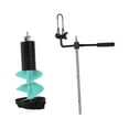 thumbnail image 3 of Barrena para hielo de aleación de aluminio resistente, de nailon, para pesca en hielo Flotador azul de 8 pulgadas, 3 of 9