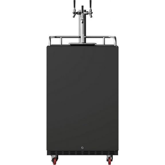 Edgestar Kc7000trip 24" Wide Triple Tap Kegerator For Full Size Kegs - Stainless Steel