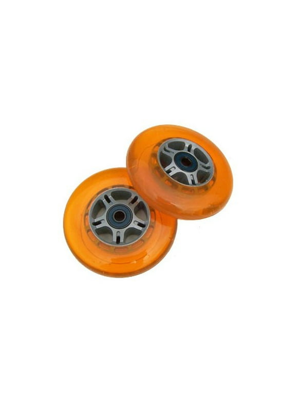 SET OF 2 Orange REPLACEMENT SCOOTER WHEELS for RAZOR