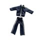thumbnail image 4 of Accesorios de ropa deportiva para figuras a escala 1/12. Ropa para muñecas modelo, fácil de usar y coleccionable. azul, 4 of 9