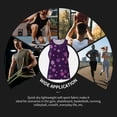 thumbnail image 7 of Daiia Purple Snow Flakes Printed Men's Quick Dry Fit Muscle Tank Top Slim-Fit Tank Workout Tank Top Lightweight Sports Tank Top-Medium, 7 of 7