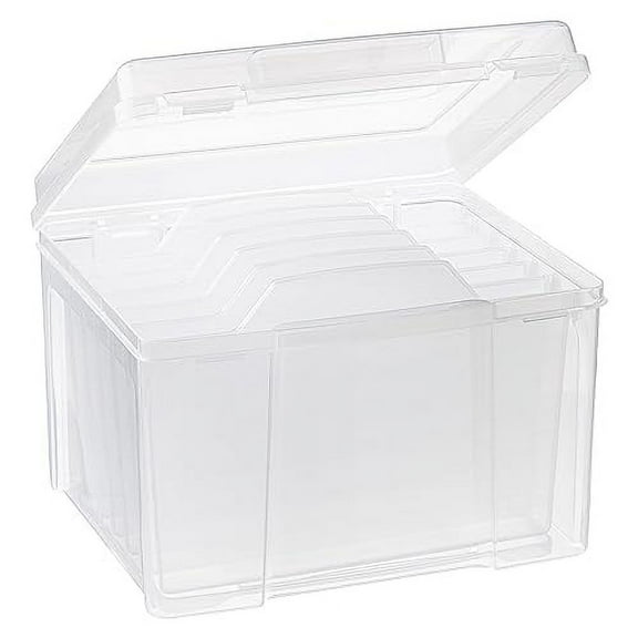 Simply Tidy Greeting Card & Craft Keeper Acid Free Storage Organizer Include Six Dividers - 1 Pack