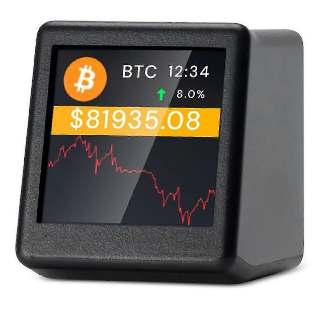 New 2.4G WiFi Crypto Tracker Crypto Price Displayer 300 Major Cryptocurrencies Can Be Switched Free