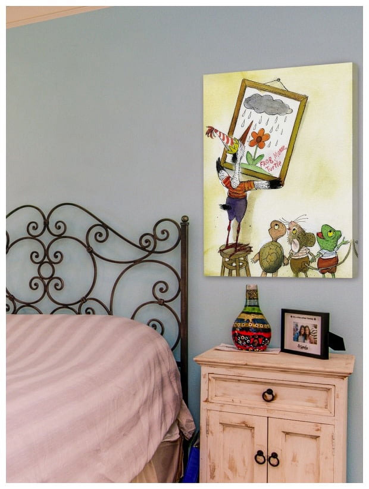 Marmont Hill 'Frog Mouse Turtle' Painting Print on Wrapped Canvas