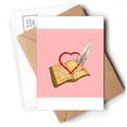 thumbnail image 1 of January Love Diary Valentines Day Postcards Envelopes Blank Note Cards Mailing, 1 of 4