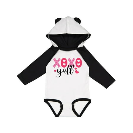 

Inktastic Valentine s Day Hugs and Kisses XOXO Y all Gift Baby Boy or Baby Girl Long Sleeve Bodysuit