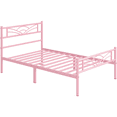 thumbnail image 3 of Renwick Skylar Cloud-Inspired Design Metal Bed, Twin, Pink, 3 of 10
