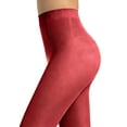 thumbnail image 4 of Leggings de baile blancos de punto sin costuras para mujer, de color liso y talla grande, sin amoníaco, 40D, coloridos, 4 of 6