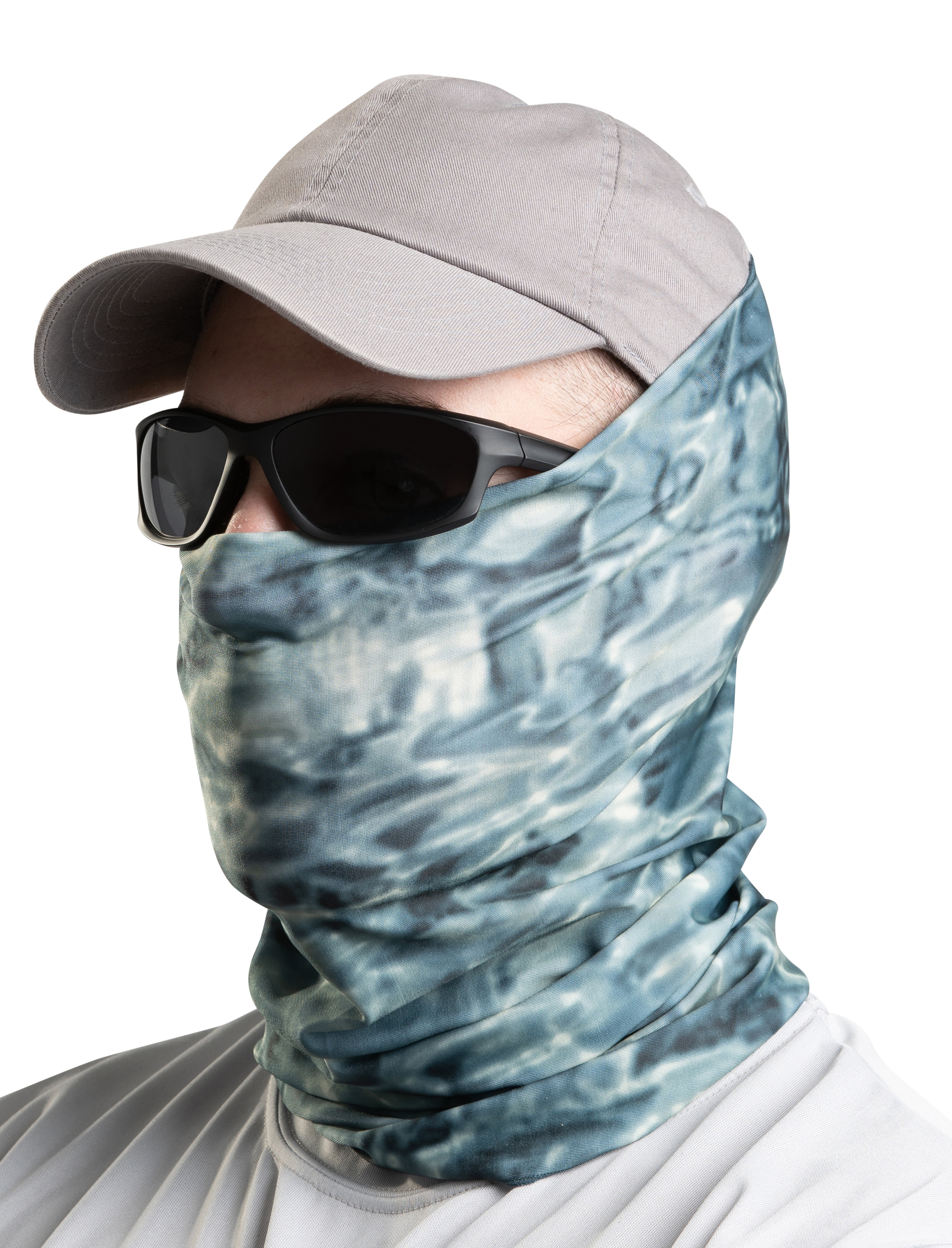 SUN GAITER Mask Bandana UPF 50 UV Sun Protecter Ice Cubes Face Neck Fishing 