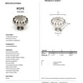 thumbnail image 2 of Alno A819-1-PN Cabinet Knob Polished Nickel, 2 of 2