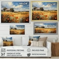 thumbnail image 4 of Designart "French landscapes Of Normandy I" Landscapes Floater Framed Wall Art Living Room, 4 of 7