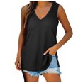 thumbnail image 2 of DondPO Going Out Tops for Women Corset Tops Women T Shirt Solid Color Casual Fit Tank Tops Tank Top for Women Camisole Tops Black XL, 2 of 8