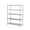 Silver, variant on Design Ideas 5 Tier Mesh Shelving Unit, Silver